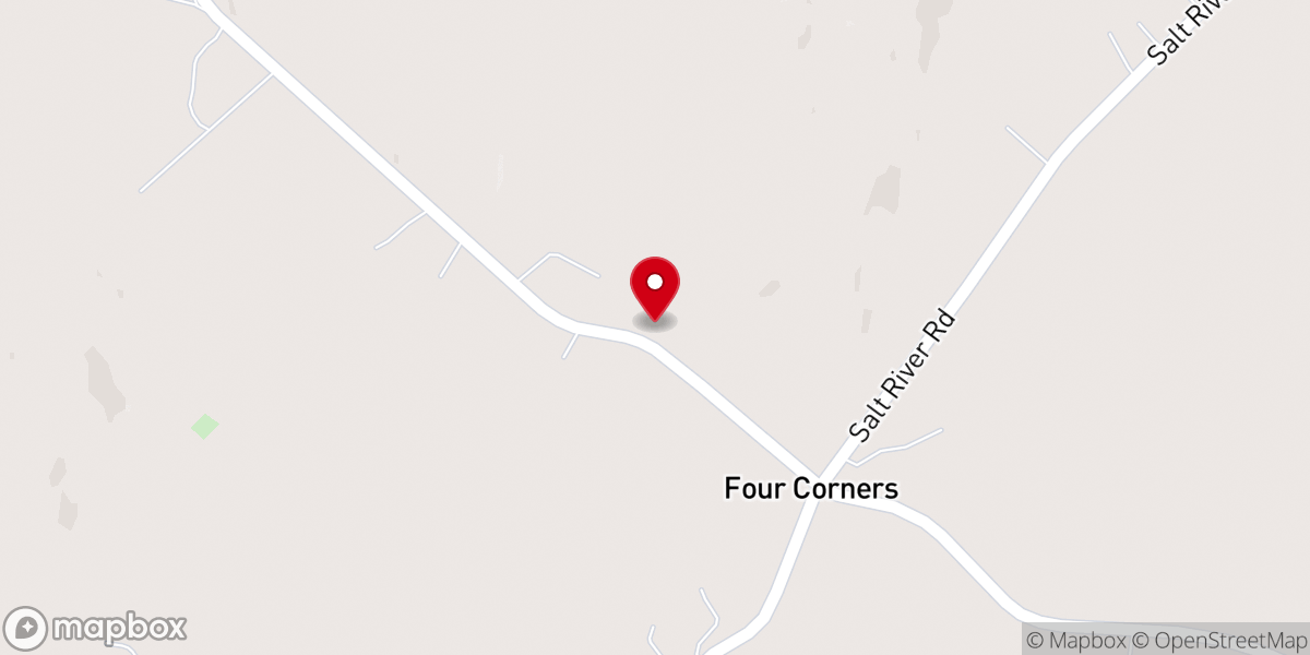 Map showing location of Pleasantview Church
