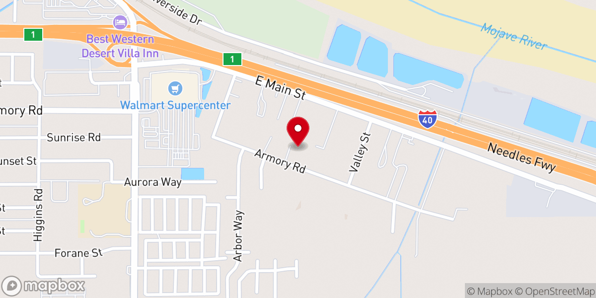 Map showing location of Bethany Christian Fellowship