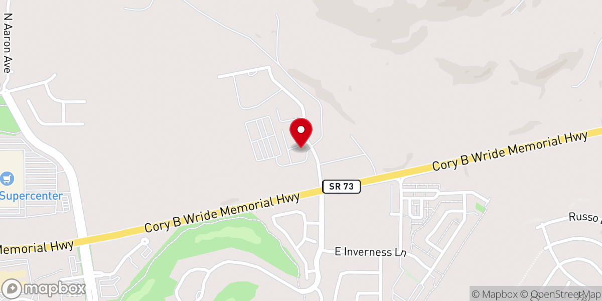 Map showing location of Redemption Hill church