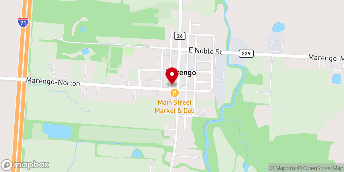 Map showing location of Covenant Life Tabernacle