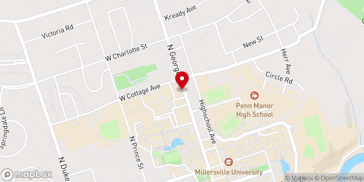 Map showing location of Newman House