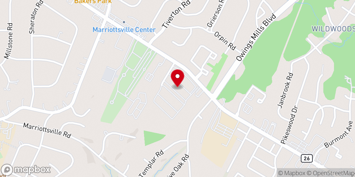 Map showing location of Transformation of Life Christian Center