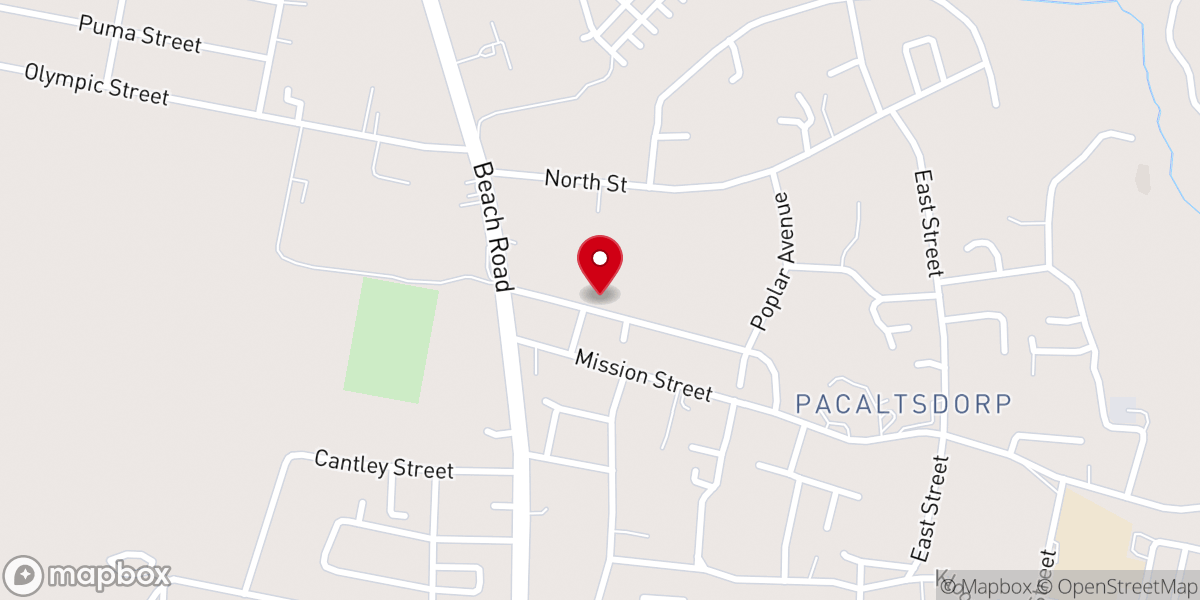 Map showing location of Pentecostal Protestant Church