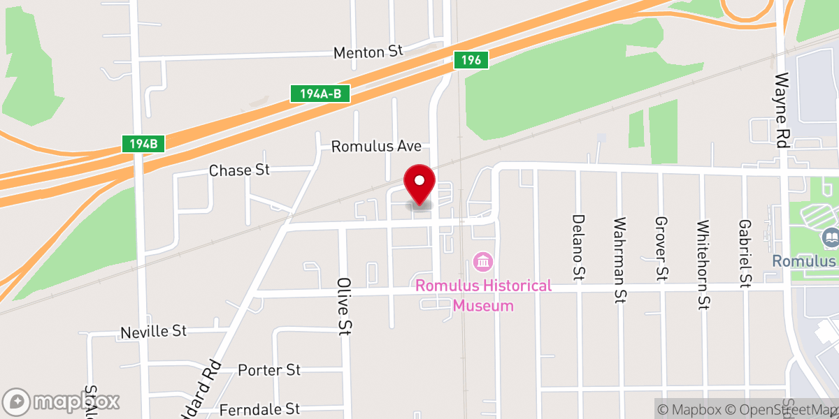 Map showing location of Christ Family Fellowship