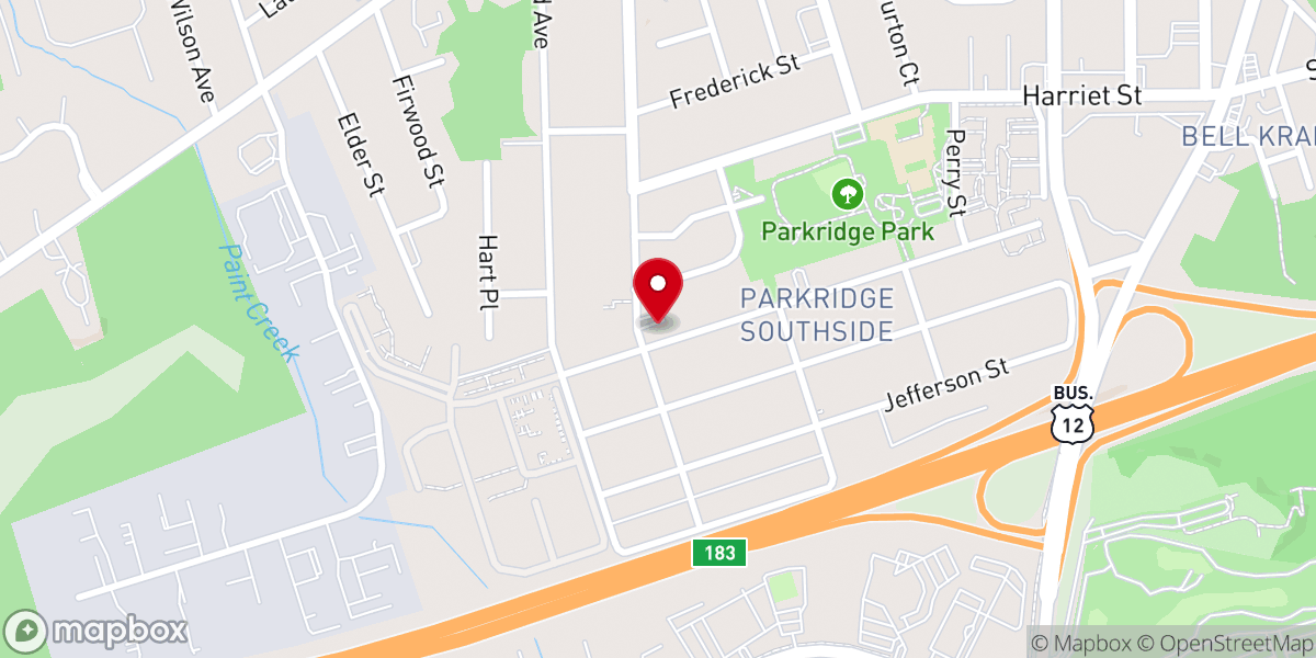 Map showing location of St James Church of God-Christ