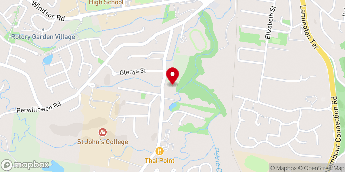 Map showing location of FlameTree Church