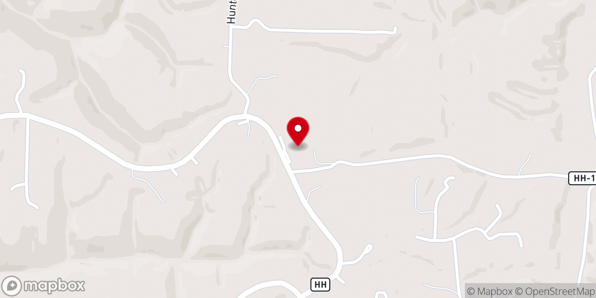 Map showing location of Allen Pentecostal Church