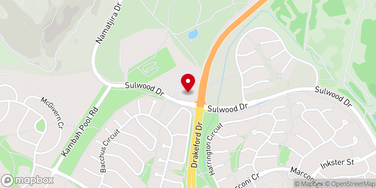 Map showing location of Awaken Church Canberra South