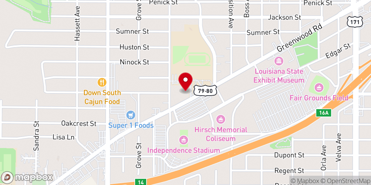 Map showing location of New Bethel Missionary Baptist