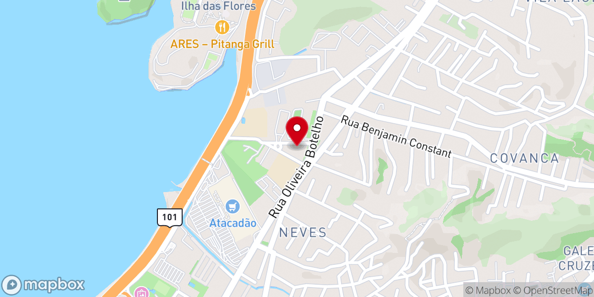 Map showing location of Catedral Metropolitana De Nossa Senhora Das Neves