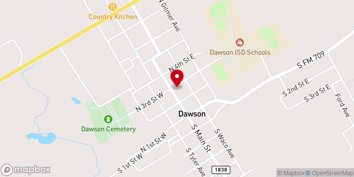 Map showing location of First United Methodist Church