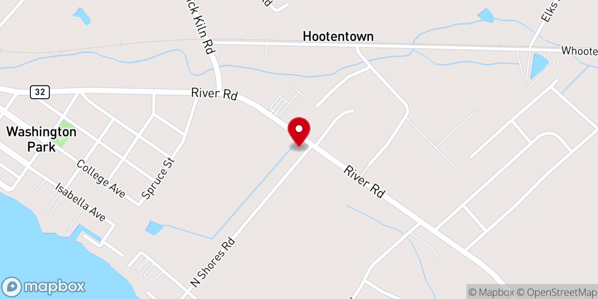 Map showing location of Lighthouse Baptist Church-Washington, North Carolina