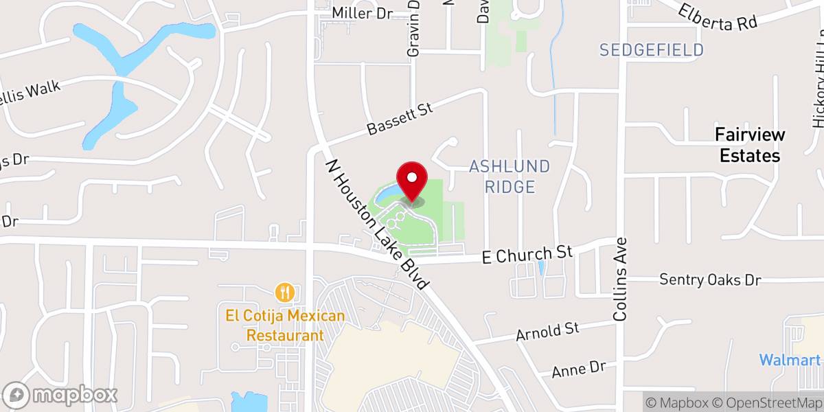 Map showing location of Center Park At Centerville
