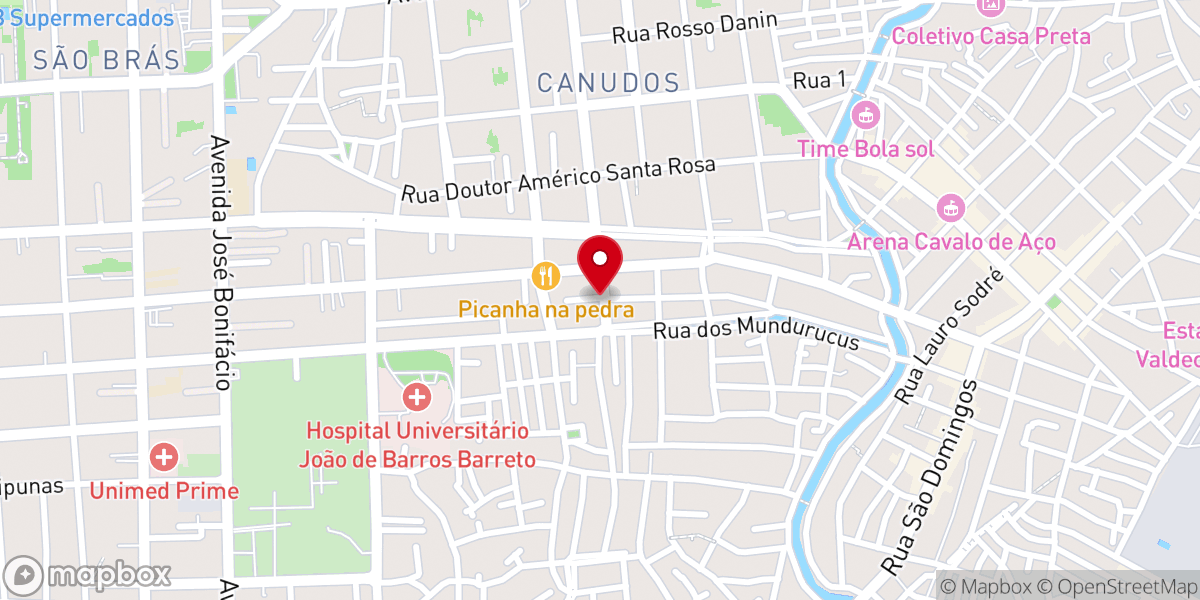 Map showing location of IGREJA DE DEUS NO BRASIL