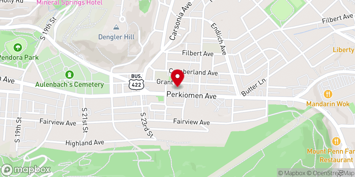 Map showing location of St. Catherine of Siena Chapel (Historical)