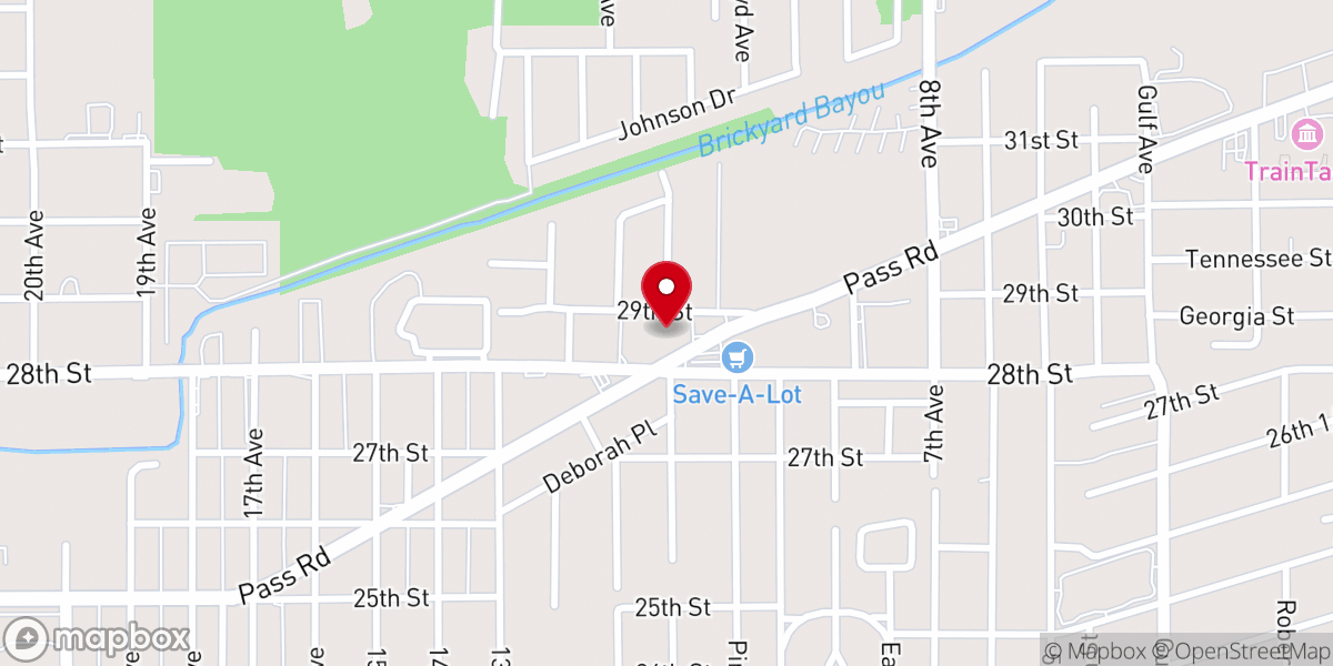 Map showing location of Iglesia Misionera Pentecostes Central Pan De Vida