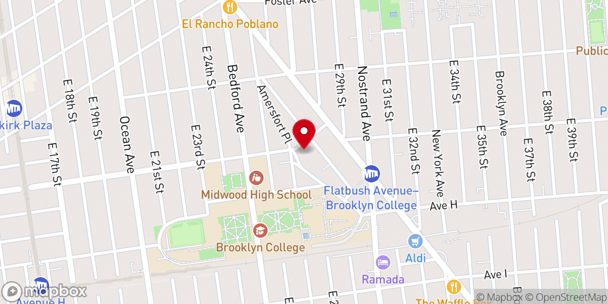 Map showing location of Magic Post Op NYC