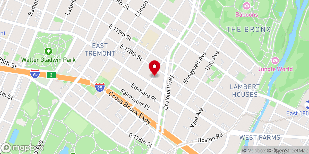 Map showing location of Salvation and Deliverance Church