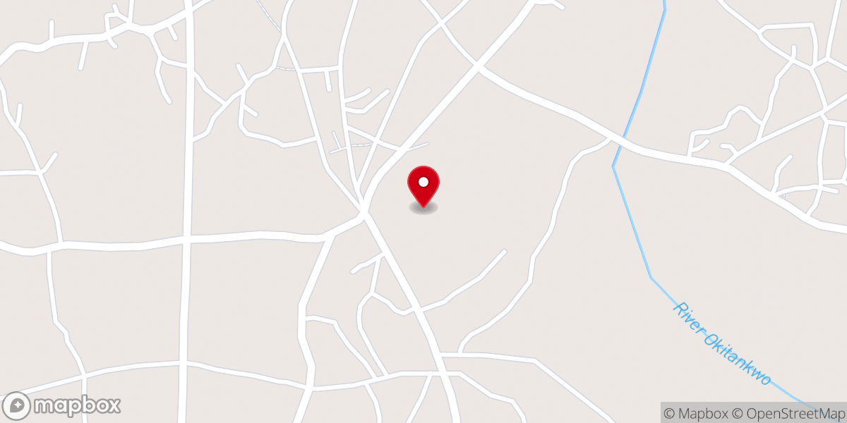 Map showing location of St Andrews Anglican Amanachi