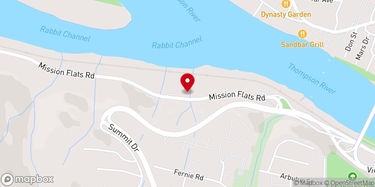 Map showing location of 800 Mission Flats Rd Unit 104
