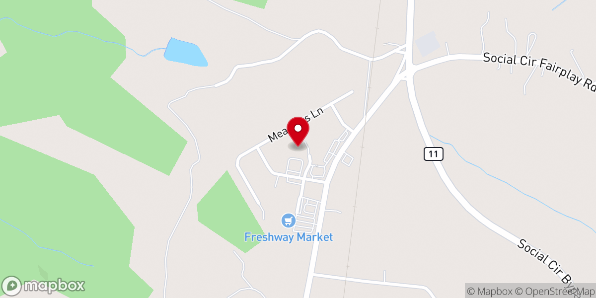 Map showing location of Abbey Hospice