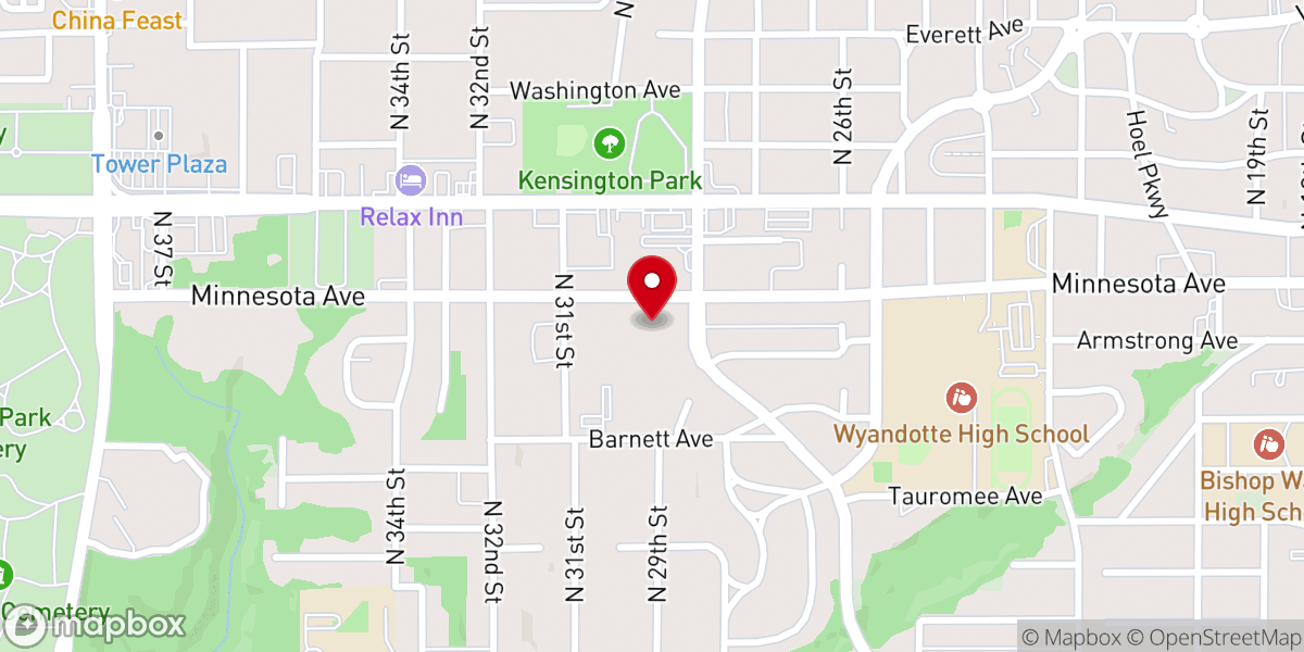 Map showing location of Kidane Mehret Ethiopian Orthodox Church