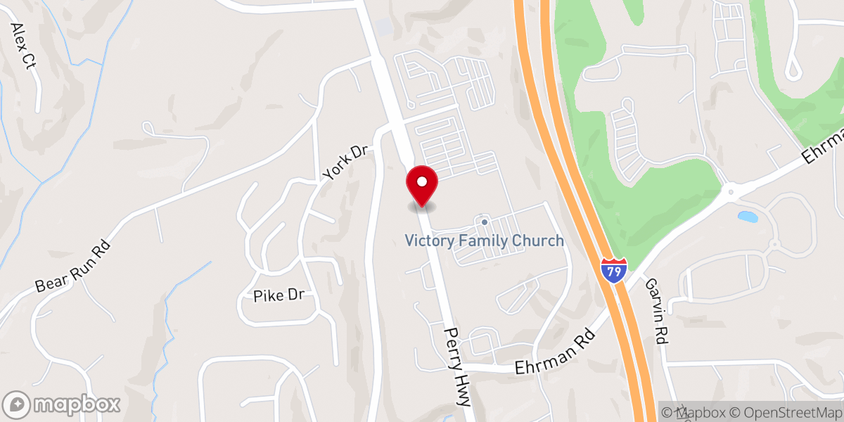 Map showing location of Victory Car Cruise