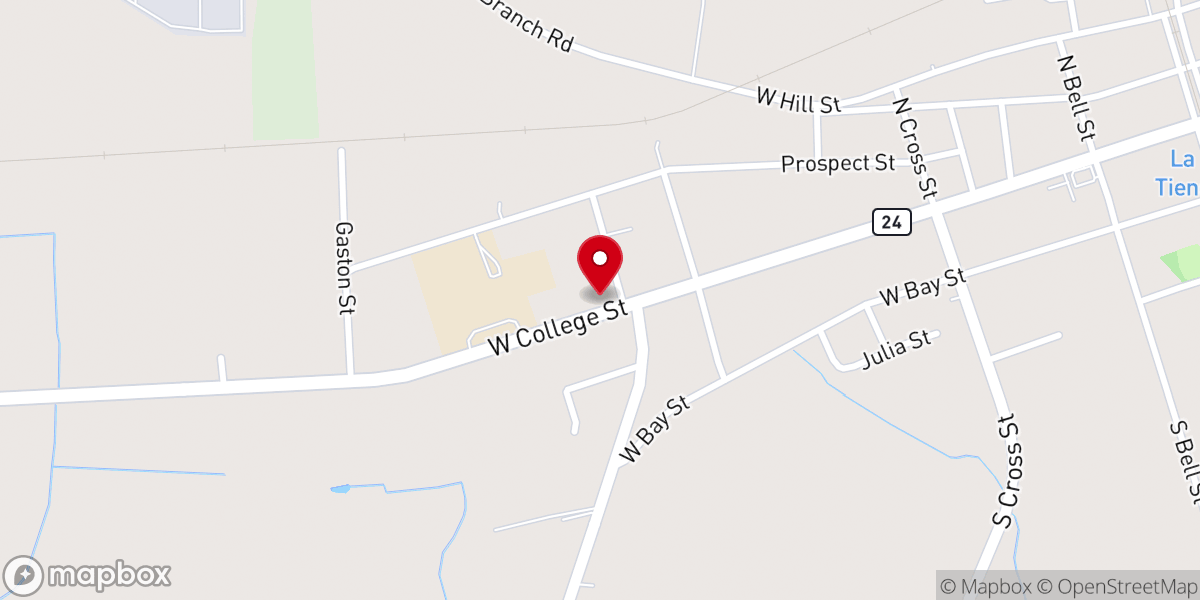 Map showing location of Mount Zion HOLINESS CHURCH