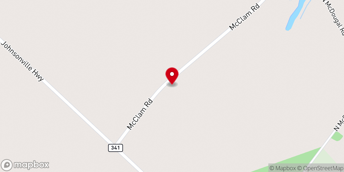 Map showing location of New Bethlehem Baptist Church