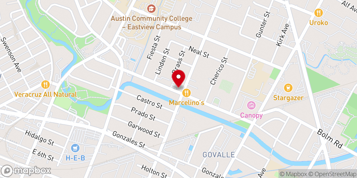 Map showing location of Sta. Julia Church