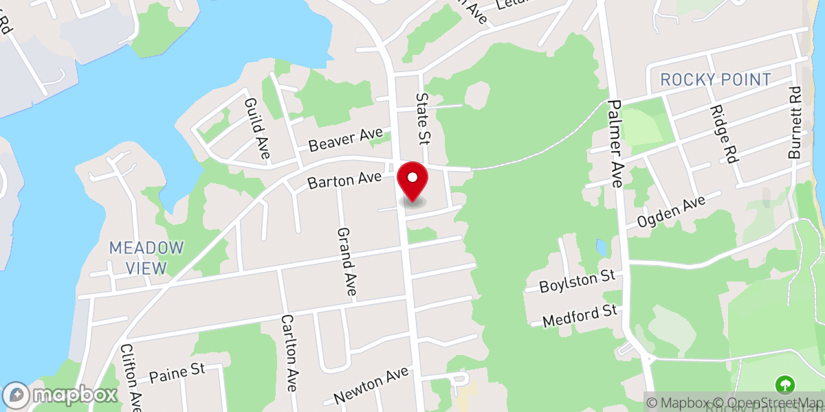 Map showing location of Rhode Island Prayer Hub