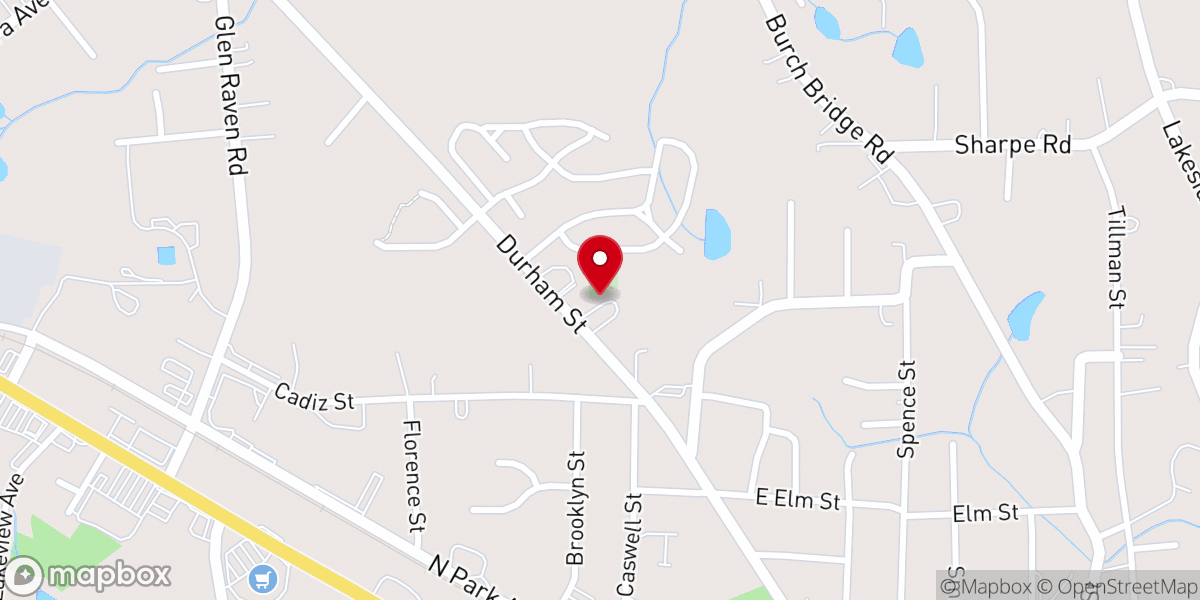 Map showing location of Clinton Memorial United Church