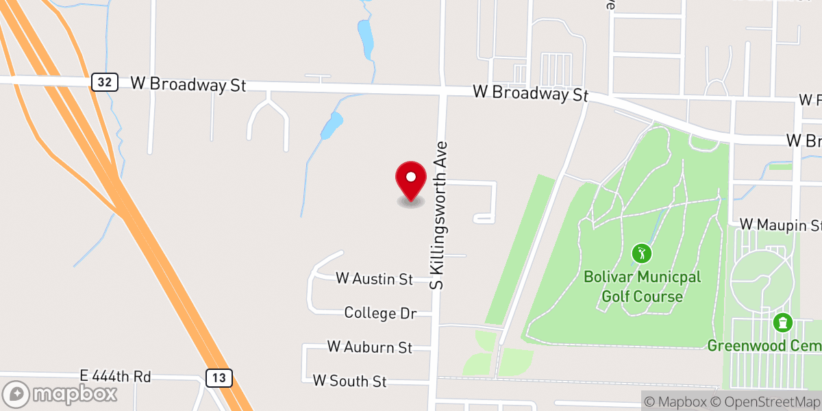 Map showing location of St Alban's Episcopal Church