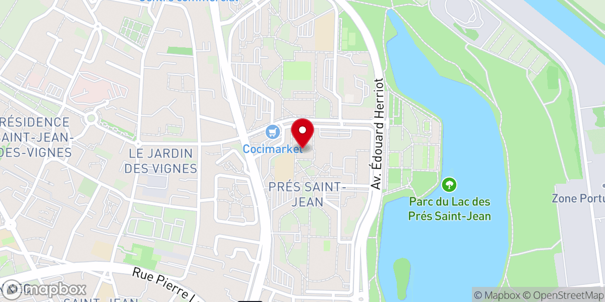 Map showing location of Paroisse Saint Paul Apôtre
