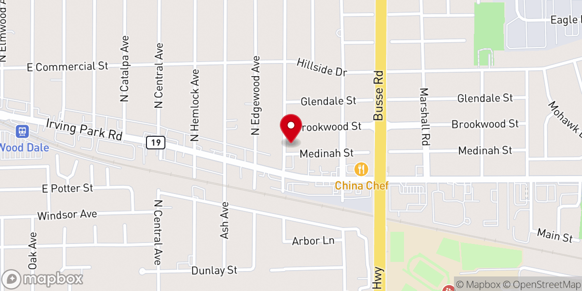 Map showing location of Jesus Alive Church
