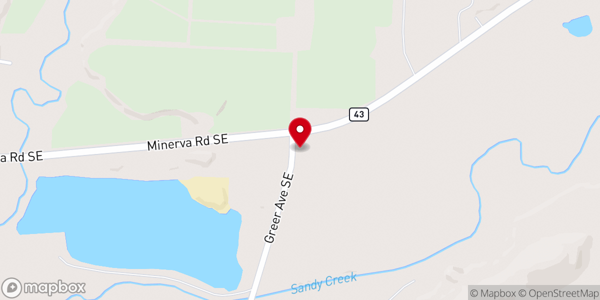 Map showing location of Asbury Chapel AME Church