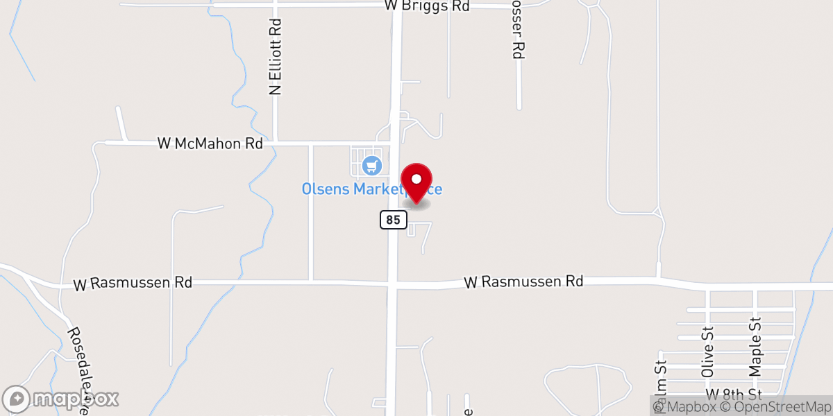 Map showing location of Full Gospel Fellowship