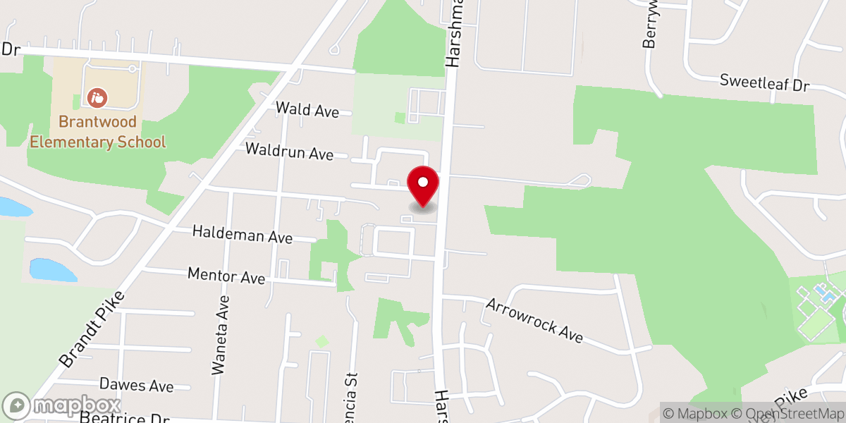 Map showing location of Mt Olive Freewill Baptist Church
