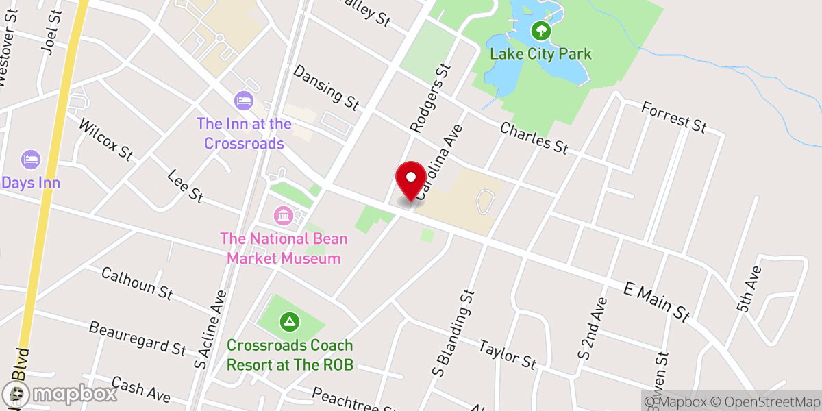 Map showing location of Lake City Presbyterian Church Community Childcare Center