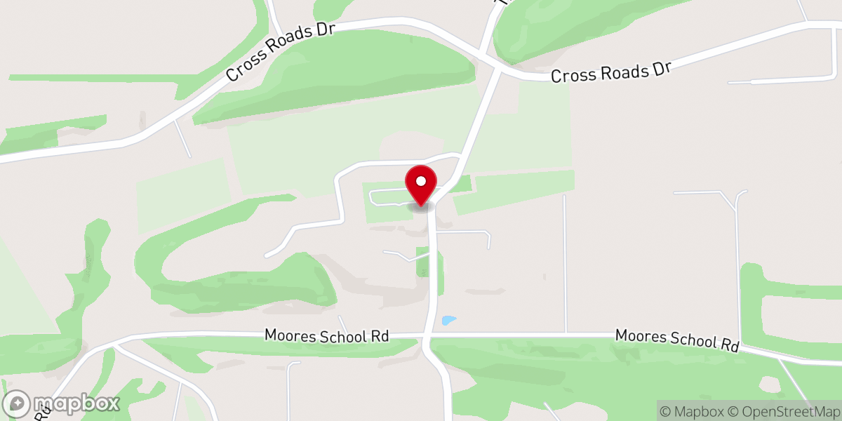 Map showing location of United In Christ Lutheran Church