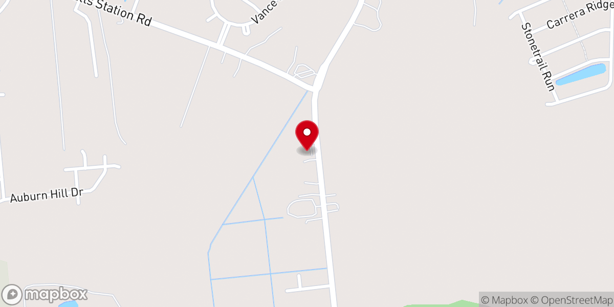 Map showing location of Freedom Baptist Church