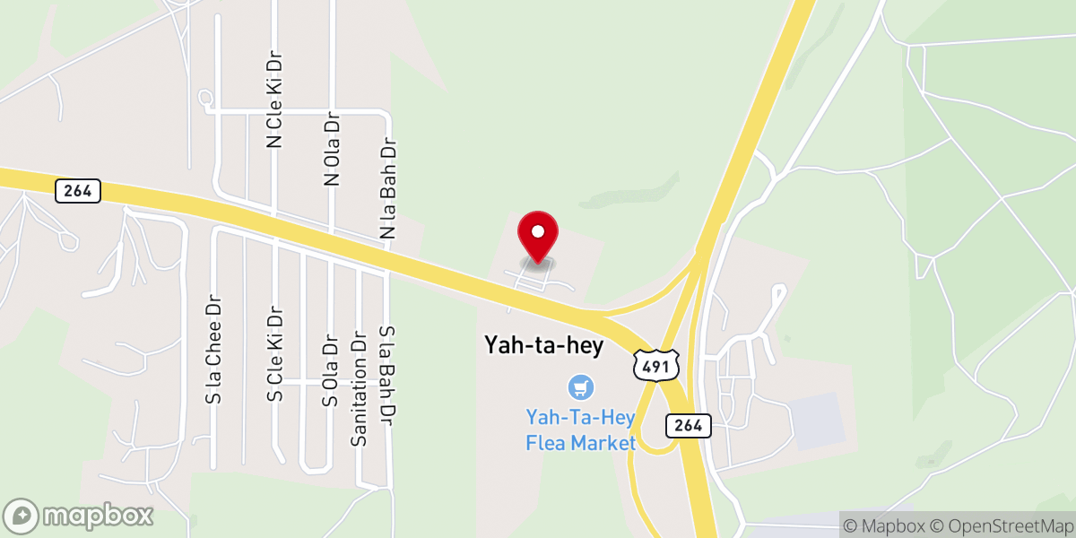 Map showing location of Family Dollar