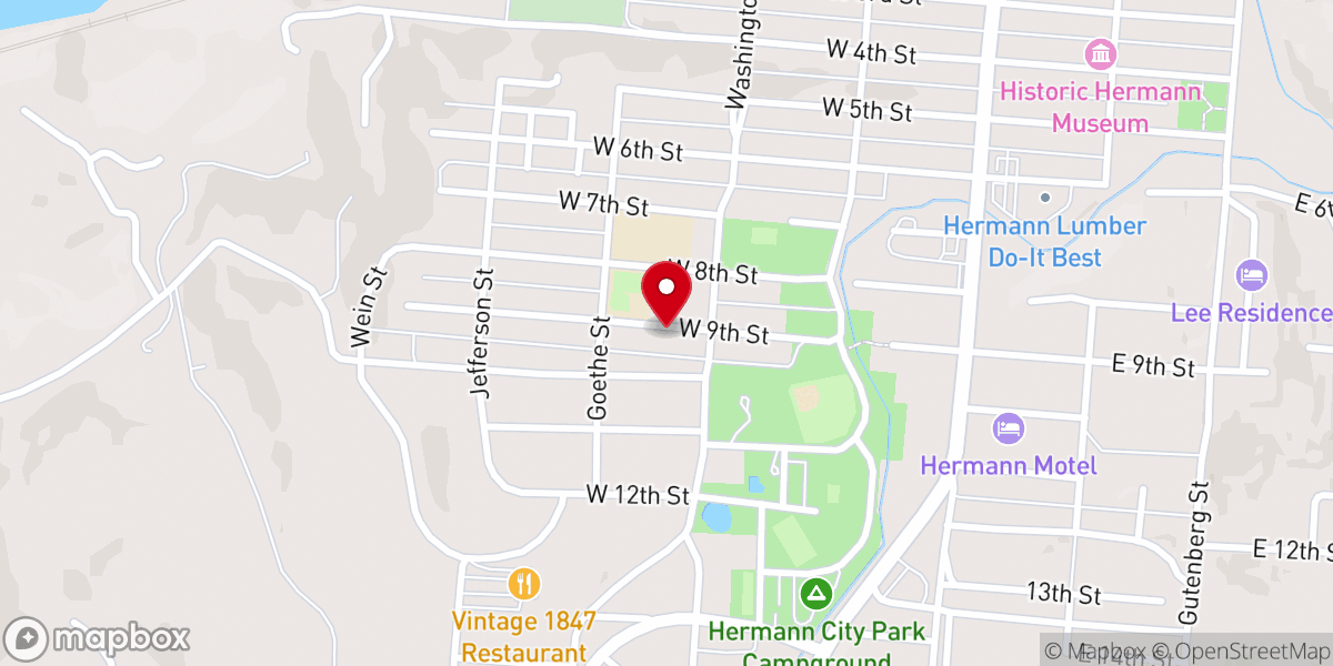 Map showing location of United Pentecostal Church