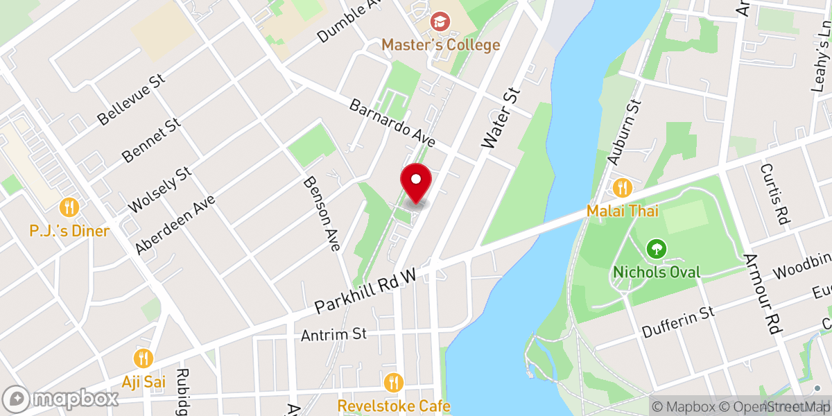 Map showing location of Sadleir House (P.R. Community And Student Association)
