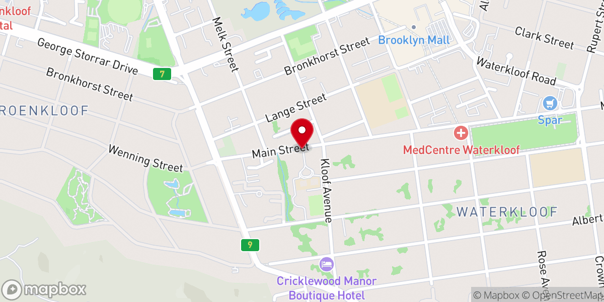 Map showing location of St. John Vianney Seminary