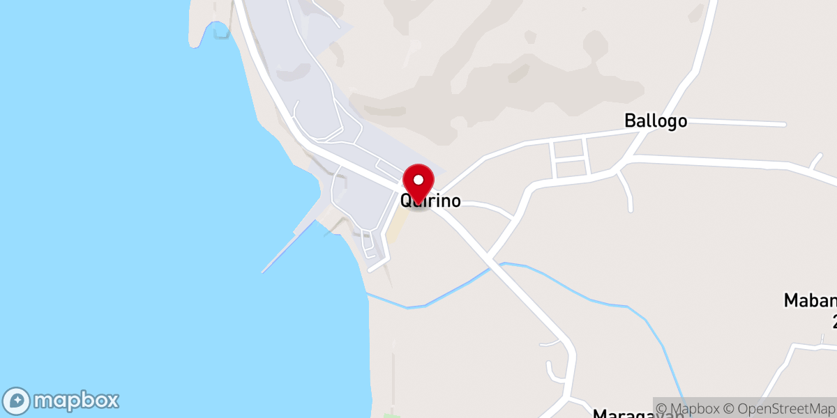 Map showing location of St. Joseph the Worker Parish Church - Quirino, Bacnotan, La Union (Diocese of San Fernando)