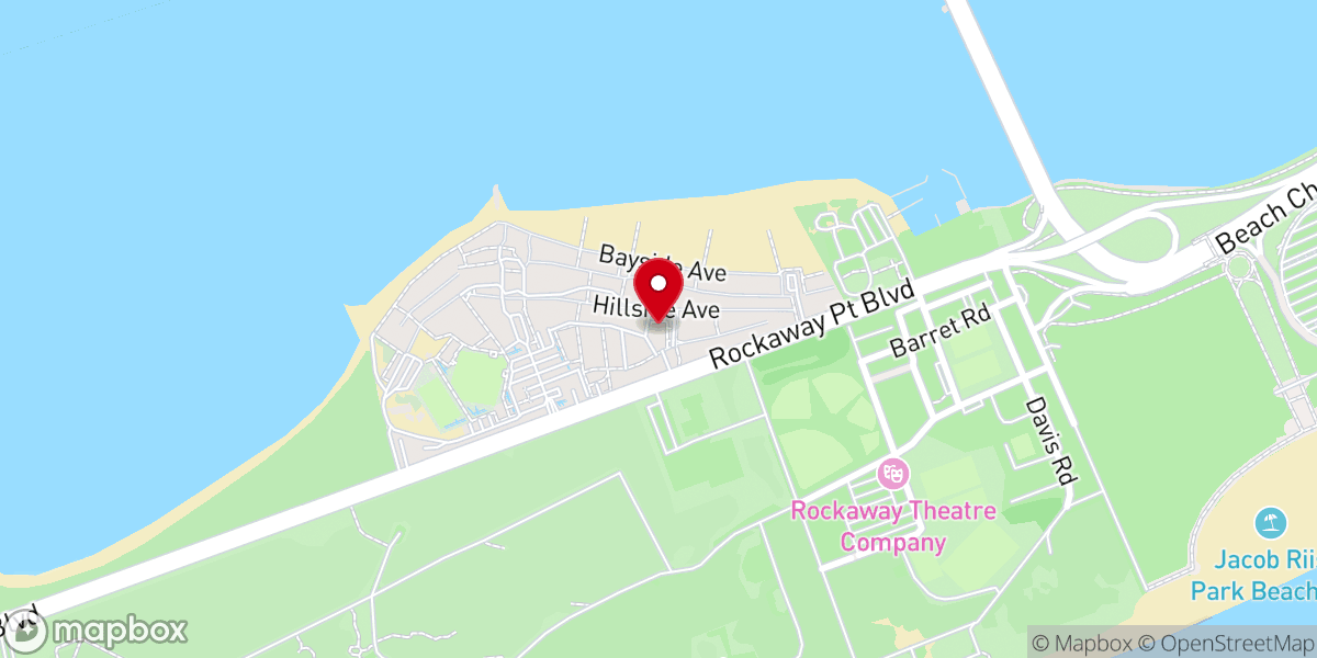 Map showing location of Father John Hession Parish Hall