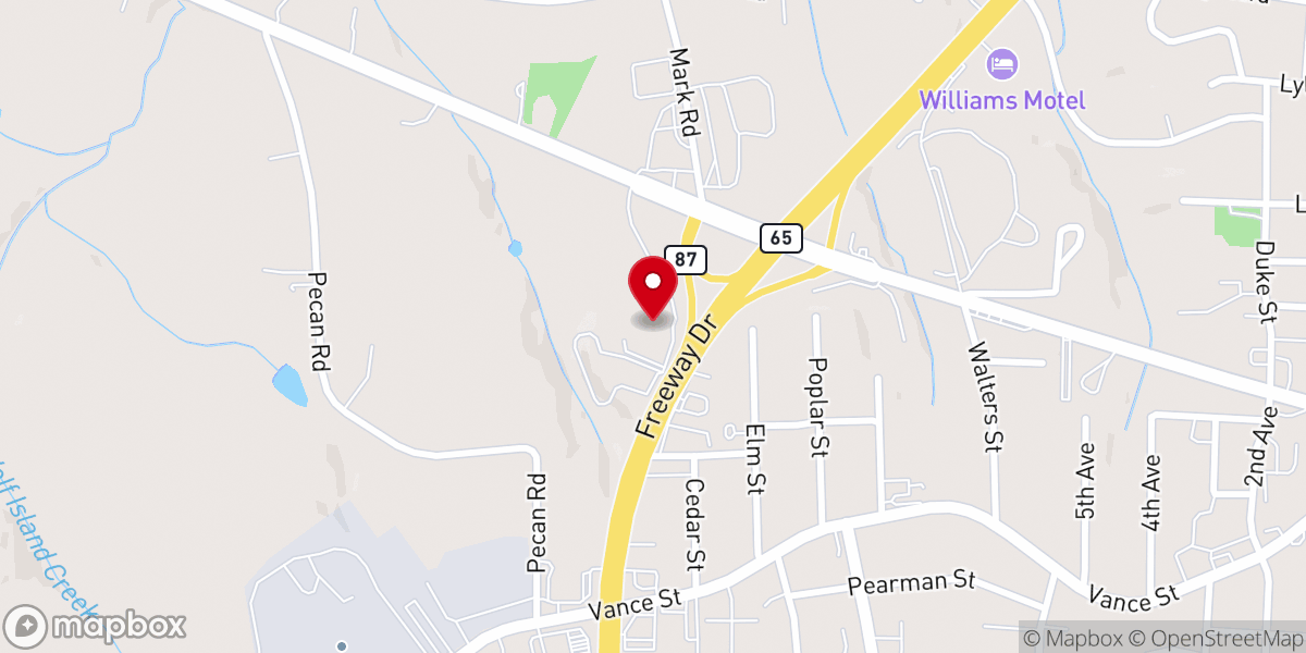 Map showing location of Spirit and Truth Church of Worship