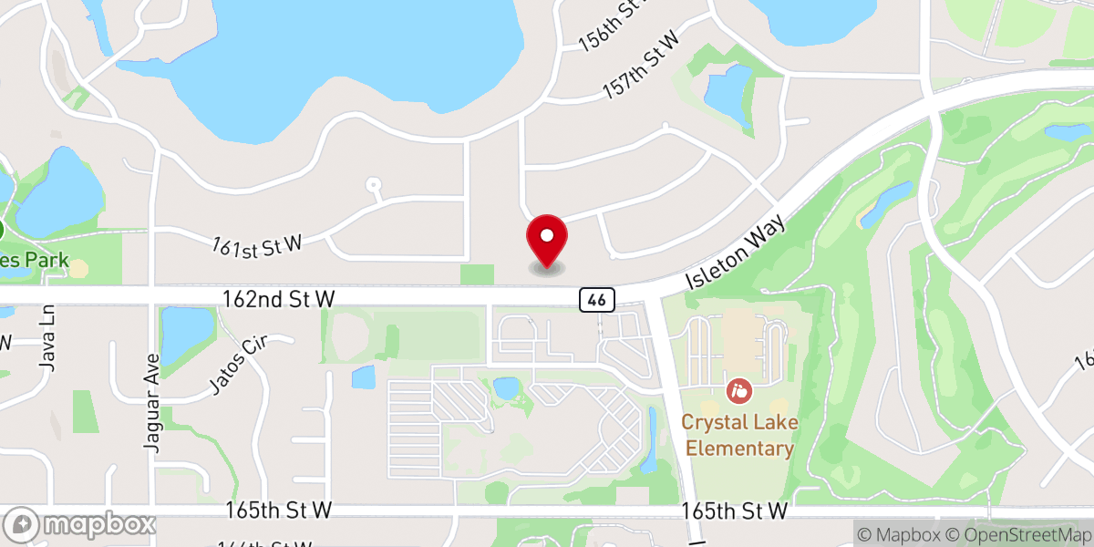 Map showing location of Hope Community Church