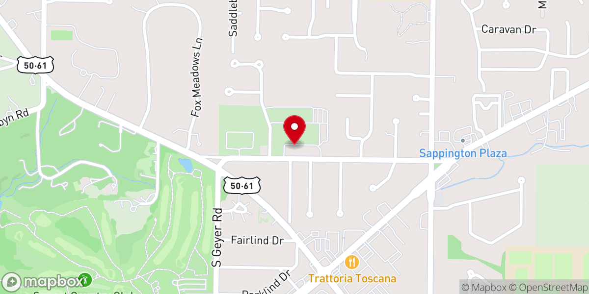 Map showing location of St. Lucas UCC